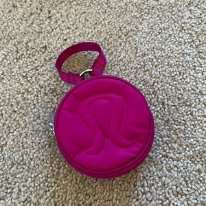 Lululemon coin pouch fuchsia small